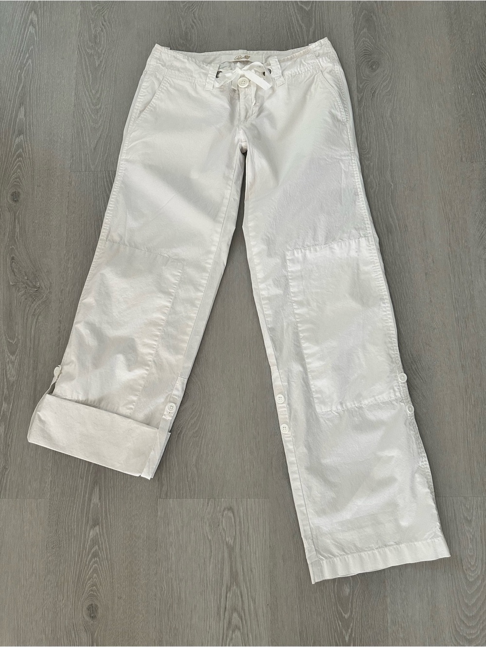 Lulu’s Cotton Wide Leg Adjustable Pants